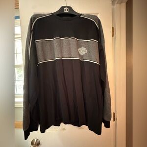 Harley Davidson long sleeve color blocked tee XL